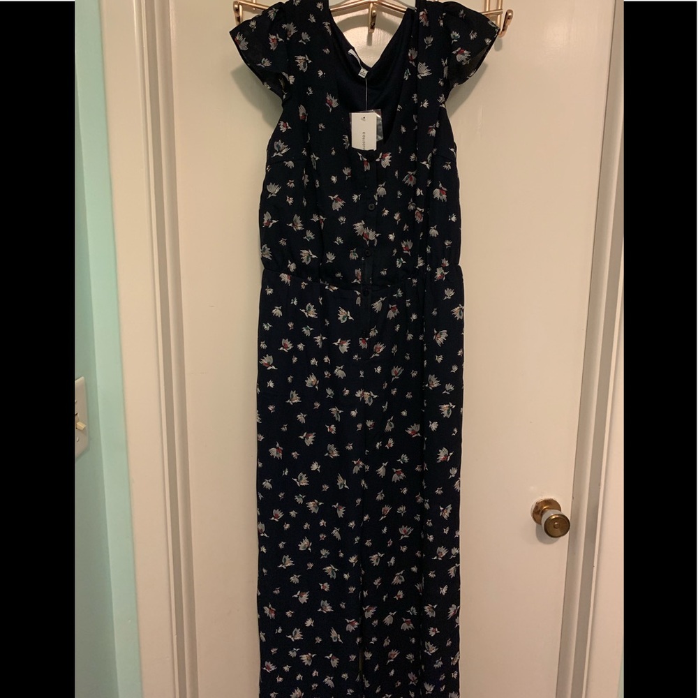 NWT Collective Concepts Cap Sleeve Jumpsuit
